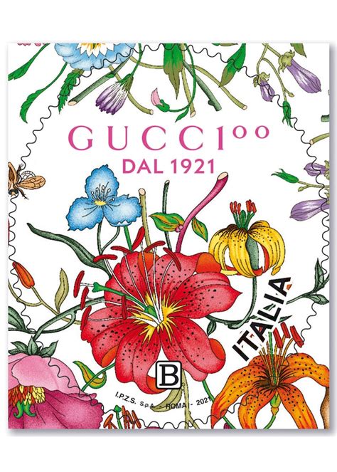 gucci stampa|THE GUCCI STAMP BY ITALIAN POST .